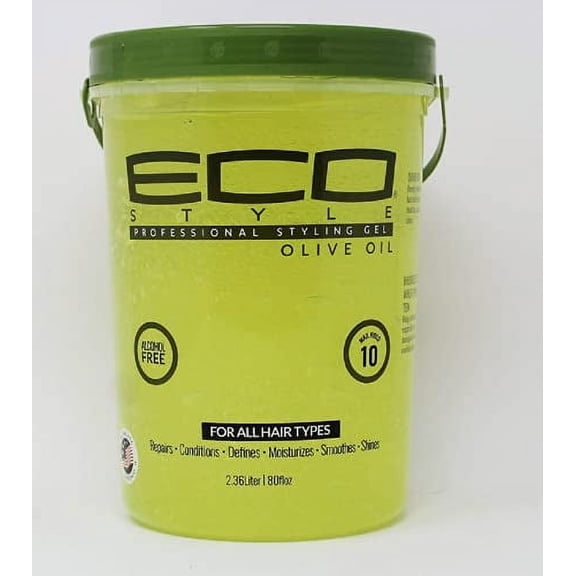 Eco Style Professional Styling Gel, Olive Oil Max Hold, 80 oz, 3 Pack