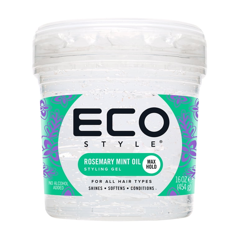 ECO STYLE Rosemary Mint Oil Gel, 16 oz, Unisex, Adds Shine
