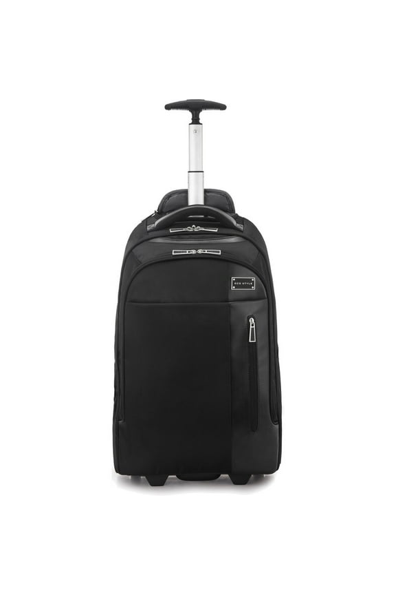 Tech Exec 17-inch Black Rolling Backpack