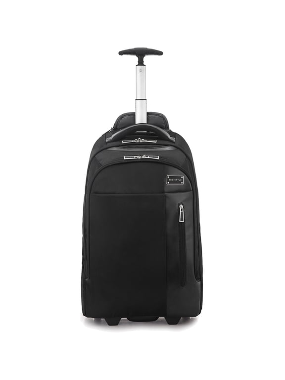 Tech Exec 17-inch Black Rolling Backpack