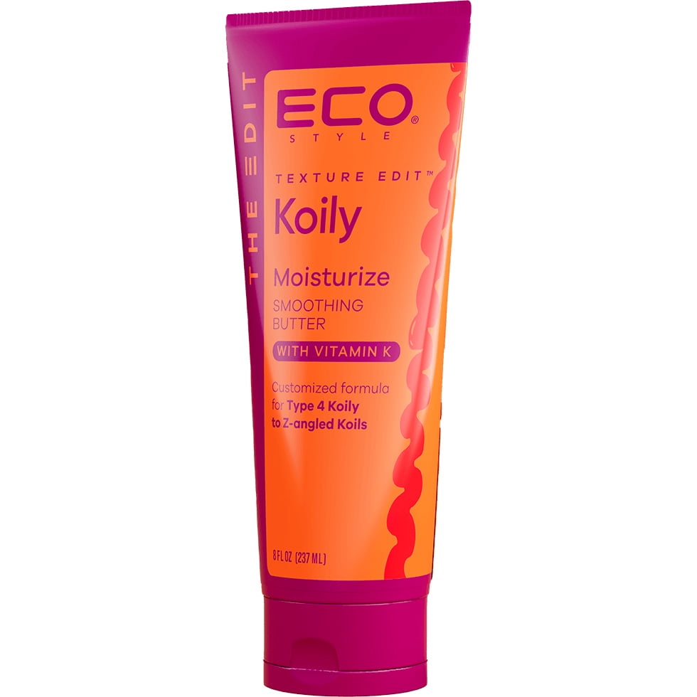 Eco Styler Gel Texture Edit Koily Moisturize Smoothing Butter, 8 Oz