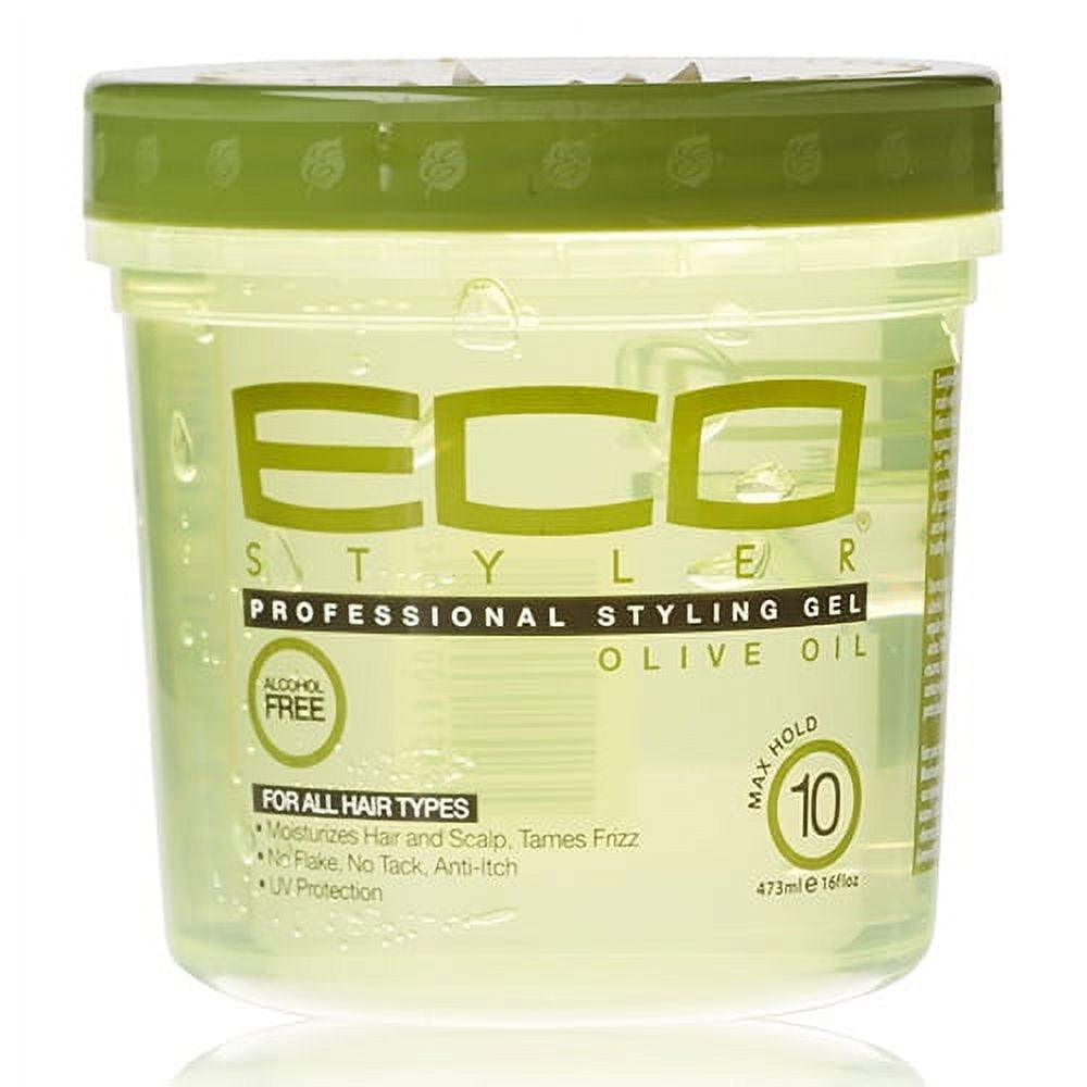 Eco Styler Olive Oil Styling Gel, Moisturizes, No Flake, UV Protection