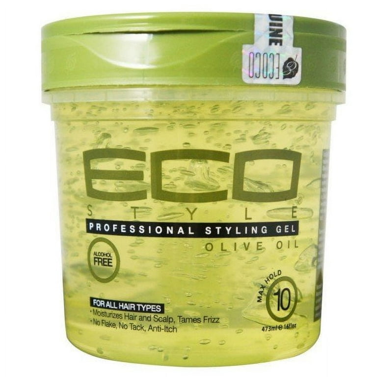 ECO Styler Professional Styling Gel, Olive Oil, Max Hold 10, 16 oz (Pack of  2)