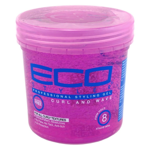Eco Styler Styling Gel 16oz Pink Curl & Wave Firm #8 Jar (Pack of 3)