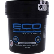 Eco Styling Gel Black Super Protein, Black, 16 Oz., Pack of 6