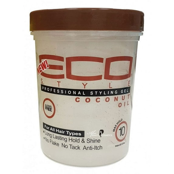 Eco Styling Gel Coconut Brown, 32 Oz., Pack of 12