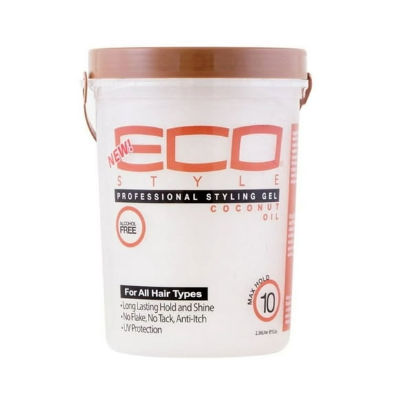 Eco Styling Gel Coconut Brown 80 oz, Pack of 1, 2 Packs
