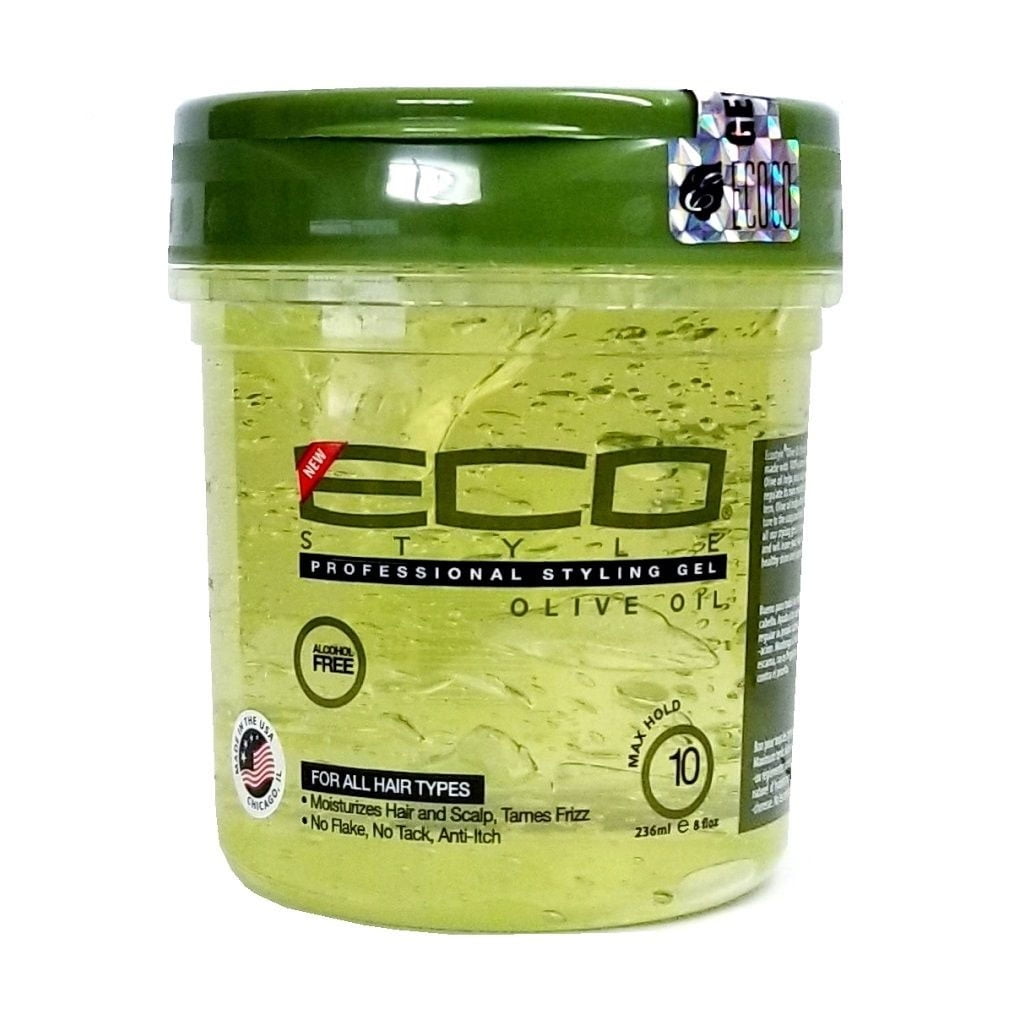 Eco Styling Gel Olive Oil, Green, 8 Oz., Pack of 6