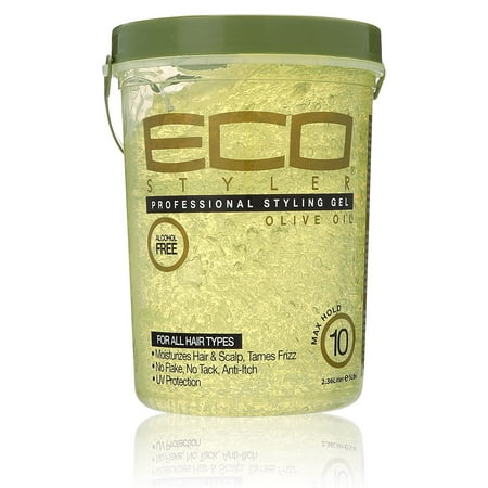 Eco Styling Gel Olive Oil, Green, 80 Oz., Pack of 2