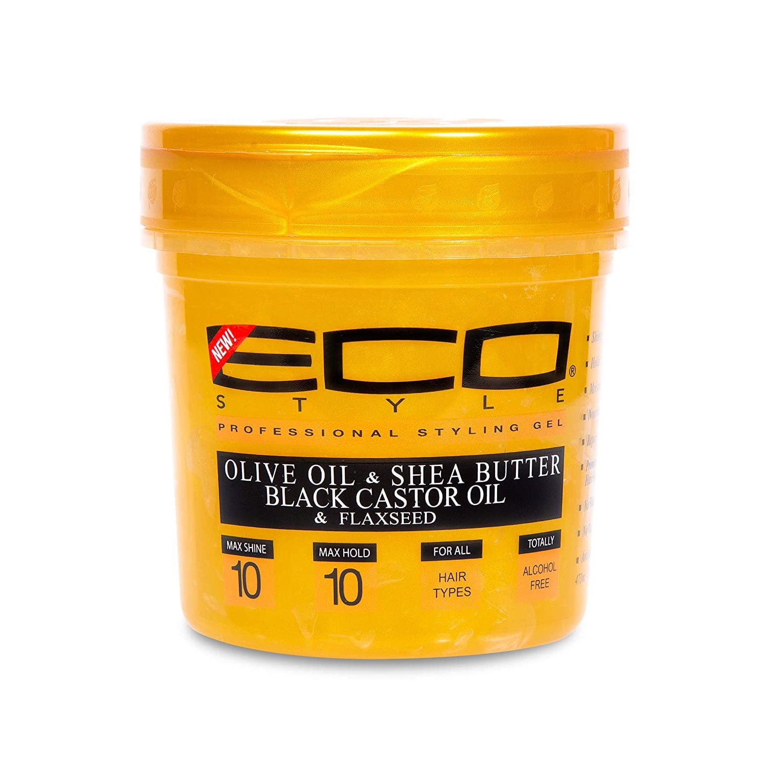 Eco Styling Gel Olive Oil and Shea Butter with Black Castor Oil and