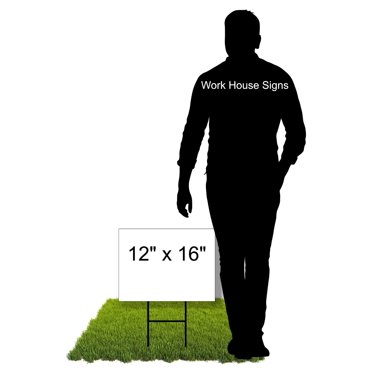 Eco Trump 2024 Save America Yard Road Sign - 12x16 Inches With Stand