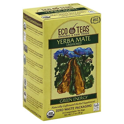 Eco Tea Yerba Mate Tea 24 bags (Pack of 6)