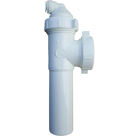 Eco-Tech 9-25QC Reverse Osmosis RO Drain Line Adapter, 1/4" Quick Connect