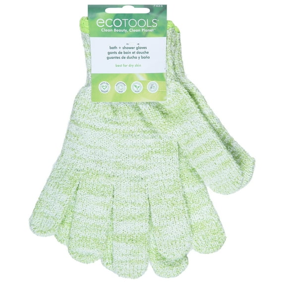 Eco Tool Recycled Bath & Shower Gloves - Case Of 6 - 1 Pair
