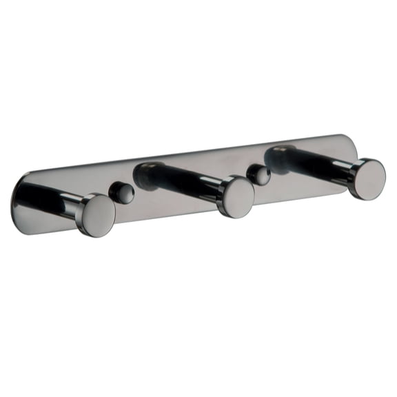 Eco Triple Robe Hook - Brushed