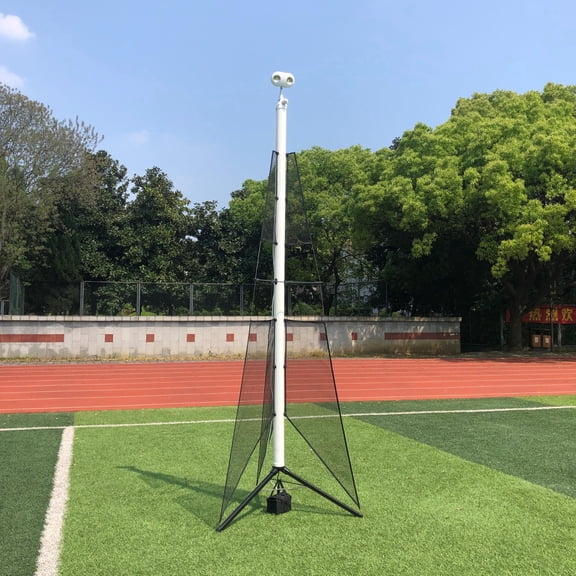 Eco Walker 11.5ft Inflatable LED Tower Light 3500 Lumen Daylight Battery Portable Flood Light for Sports Field Camping Work Site with Tripod and Carry Bag
