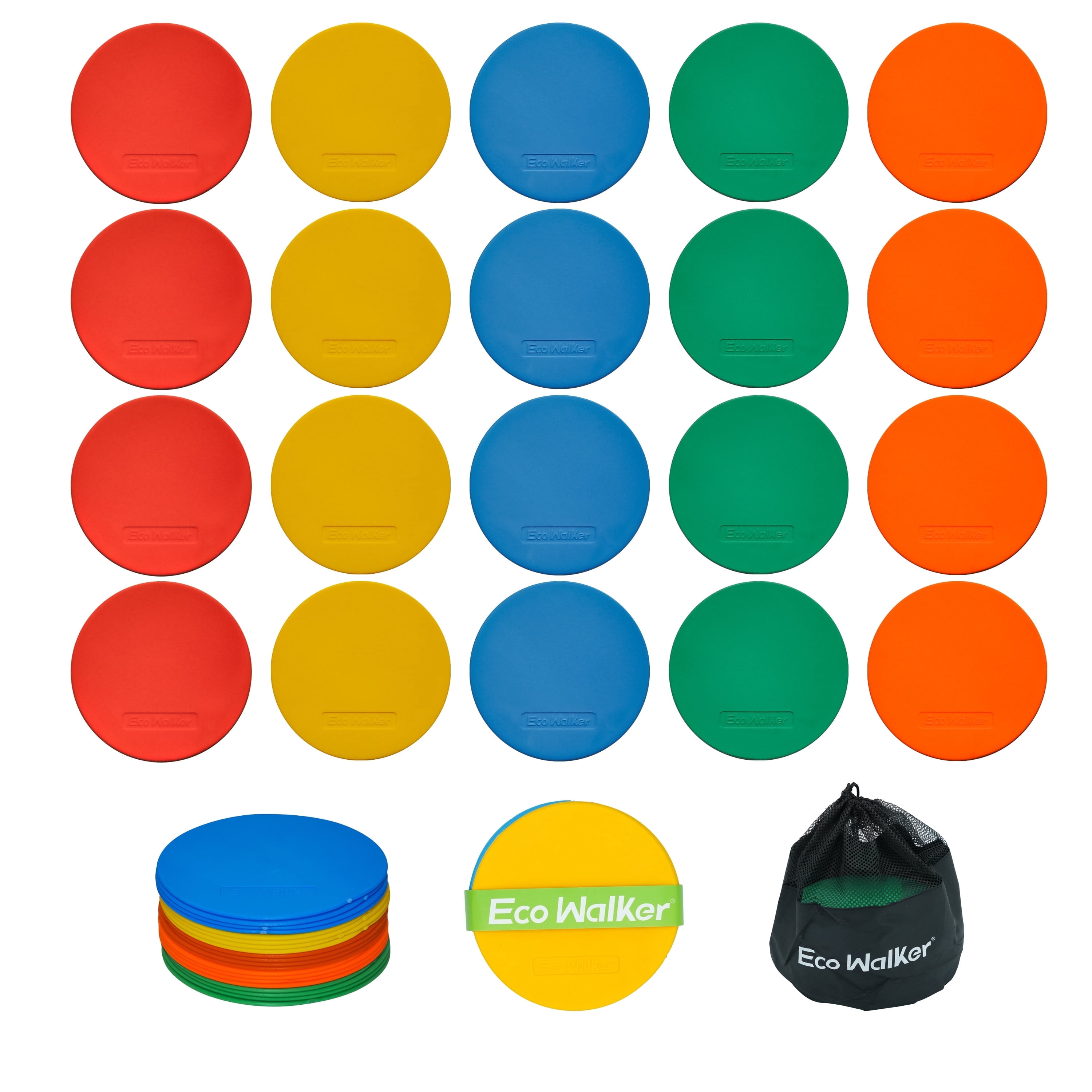 Eco Walker 4 inch Spot Markers Flat Field Cones