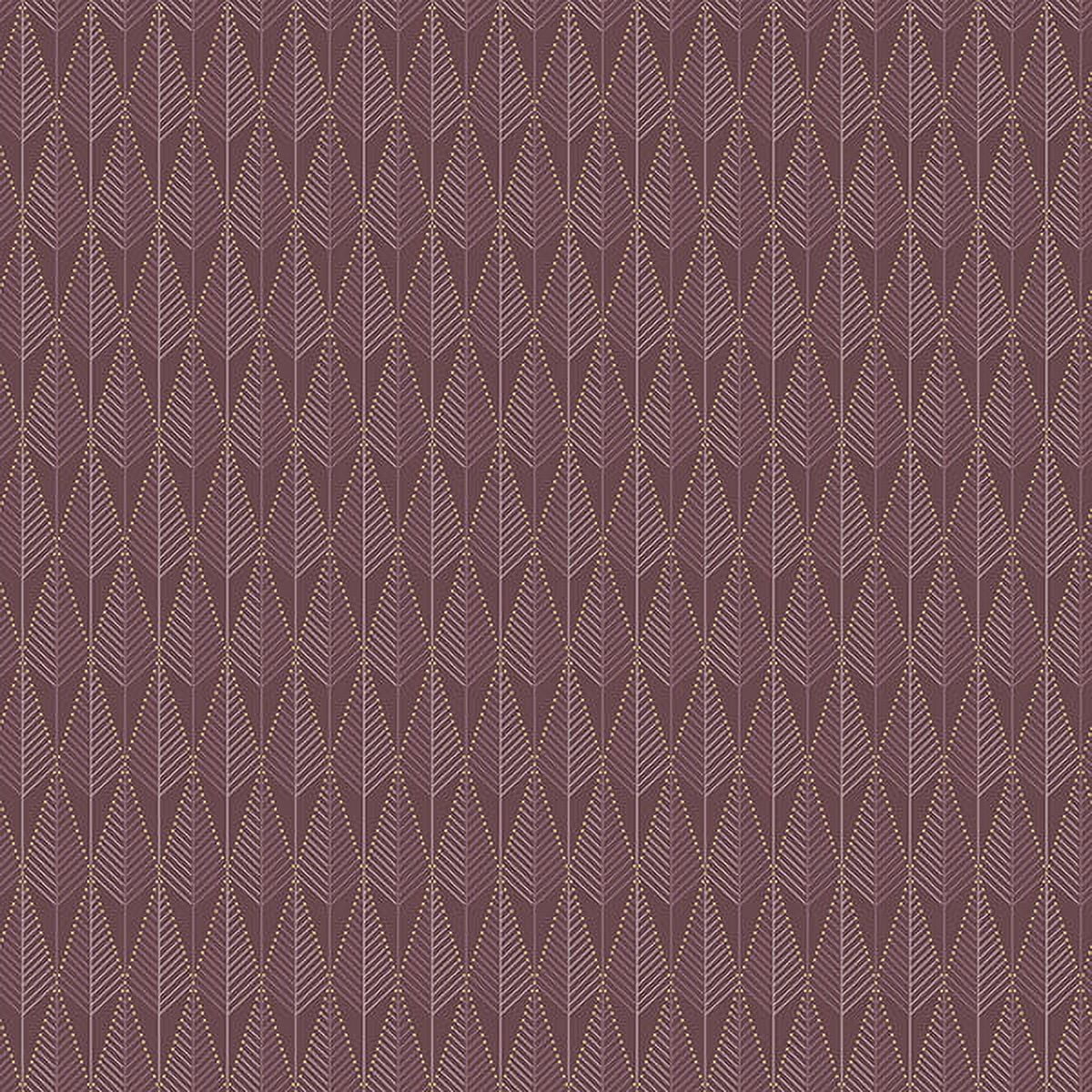 Eco Wallpaper Padma Purple Geometric Texture Wallpaper