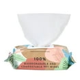 Eco Wave Pet Wipes, 100 Compostable Dog & Cat Grooming and Cleansing