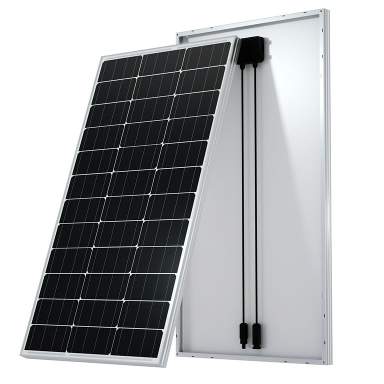 Eco-Worthy 100W Solar Panel 12V Portable Monocrystalline Module
