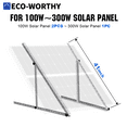 thumbnail image 1 of Eco-Worthy 41 inches Adjustable Solar Panel RV Tilt Mount Brackets For Boat Roof, 1 of 9