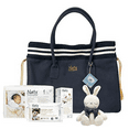thumbnail image 1 of Eco by Naty Diaper Bag, Blue/White, 1 of 4