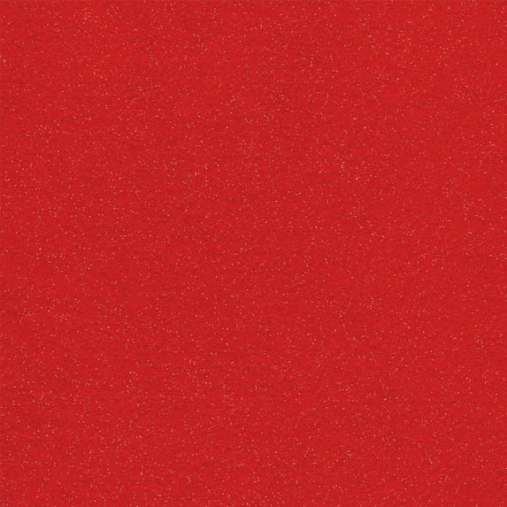 Eco-fi Glitter Felt 72" Wide 10yd Bolt-Red