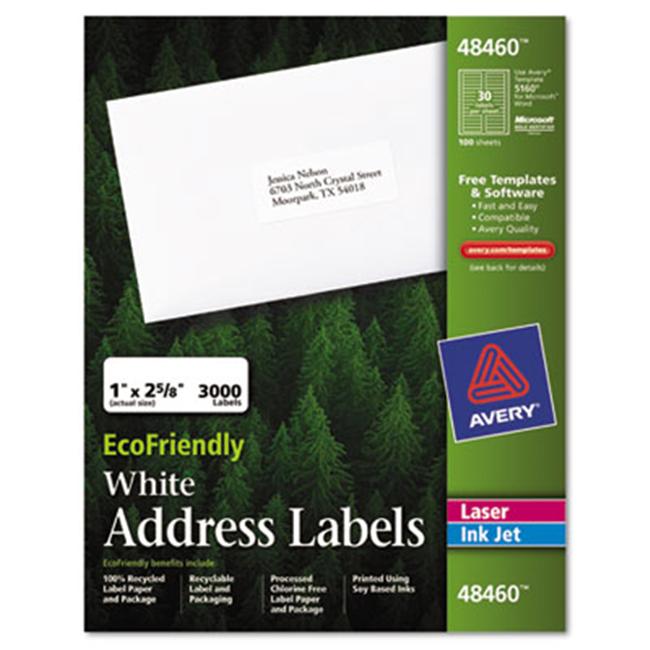 Shiny Brights Address Labels – Winter Theme, 150 Labels, 1 X 2-5/8 Inches, Compatible With Avery 5160 - View #6