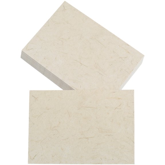 Eco-friendly Paper Greeting Card Rectangle Cornsilk 127x89x0.3mm 30 pcs/set