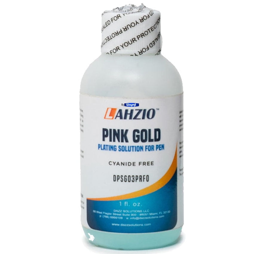 Eco-friendly Pink ROSE Color Gold Pen Plating Solution for Pen 1 FLOZ