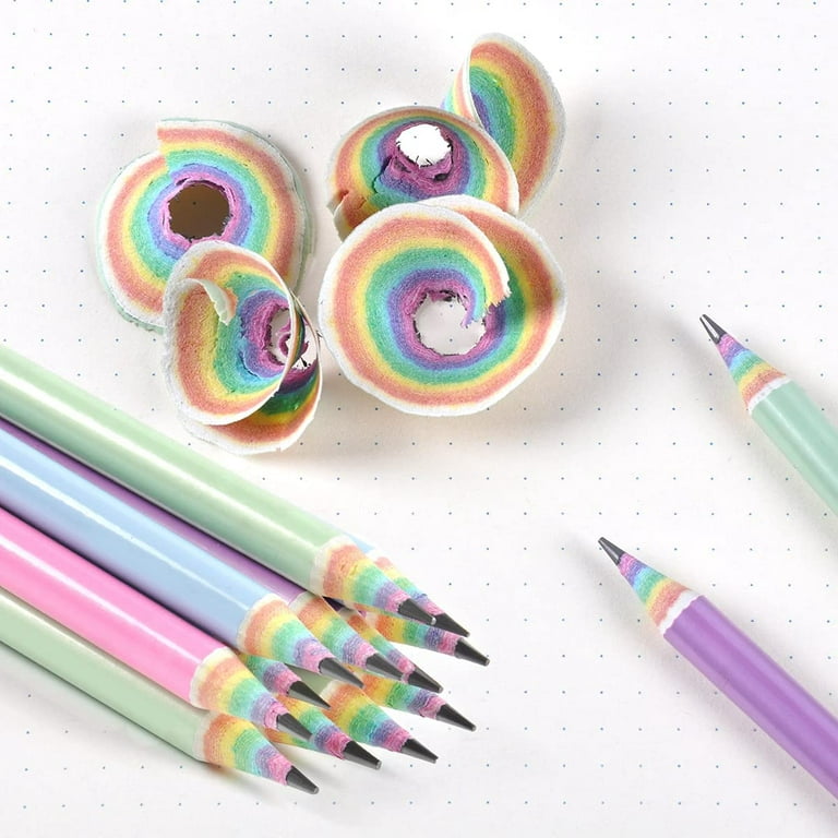  Operitacx 12pcs Rainbow Paper Pencil Rainbow Recycled Pencils  Sketching Pencils Rainbow Colored Pencils Graphite Pencils Kids Colored  Pencils Friendly Carbon Paper Stick Child Writing Paper : Office Products