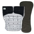 thumbnail image 1 of EcoAble Adult Pocket Cloth Diaper 2.0: Incontinence Protection Briefs with Insert (Medium, Black Arrow), 1 of 7
