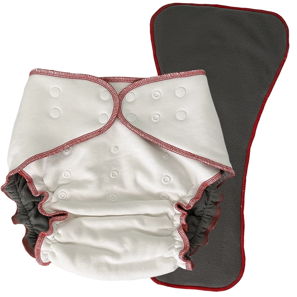 EcoAble Fitted Cloth Diaper with Insert for Special Needs Kids, Ages 6-16 (Junior 3)