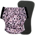 thumbnail image 1 of Reusable Pull-On Cloth Incontinence Diaper for Kids 6–16, EcoAble, Junior3, Leopard, 1 of 8