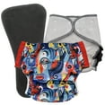 thumbnail image 1 of EcoAble Special Needs Kids' Incontinence Nighttime Diaper Set, Ages 6-16 (Abstract, Junior 3), 1 of 6