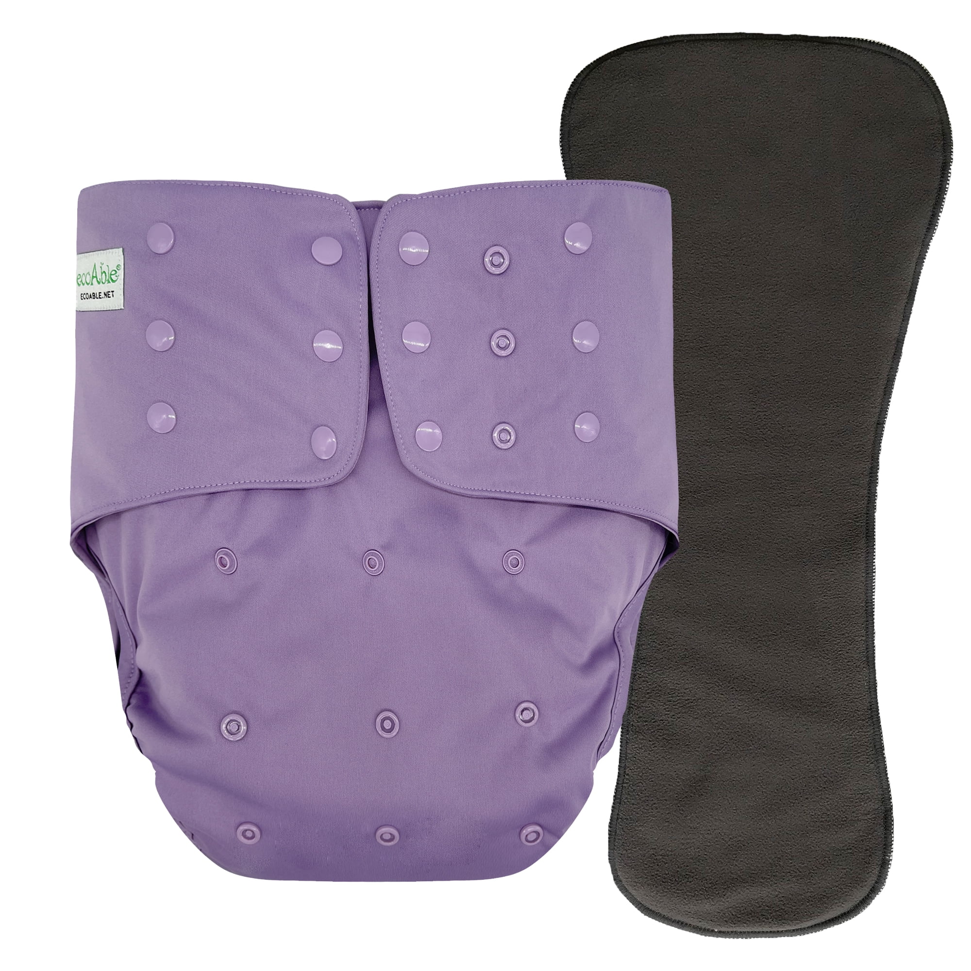 EcoAble Unisex Adult's Cloth Diaper Cover 2.0 - Reusable Incontinence ...
