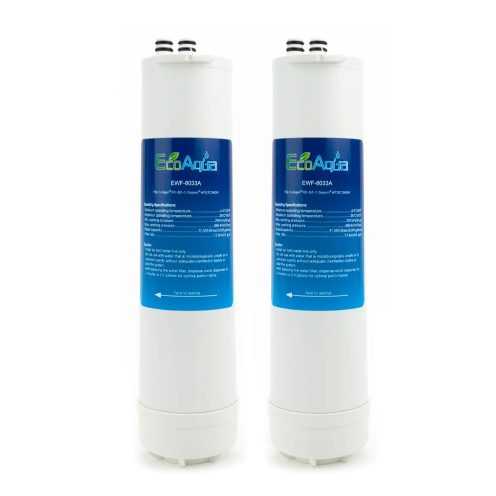 EcoAqua Replacement for Culligan RC-EZ-1 Filter, 2-Pack