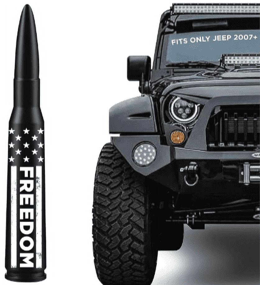 EcoAuto Badass Bullet Antenna Replacement for Jeep Wrangler JK & JL