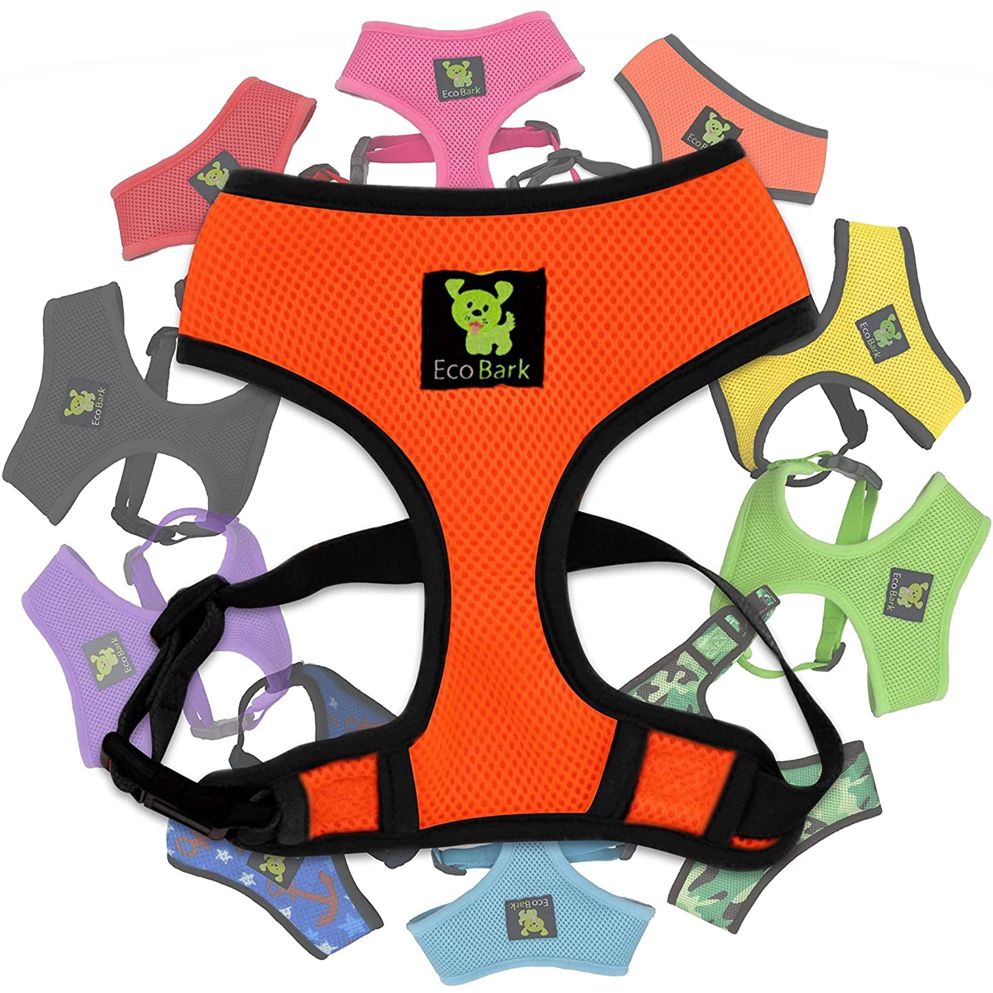 EcoBark Classic Dog Harness Max Comfort EcoFriendly No Pull Pet Vest