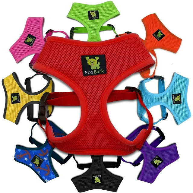 EcoBark Classic Dog Harness Max Comfort EcoFriendly No Pull Pet Vest Puppy Harness for Small