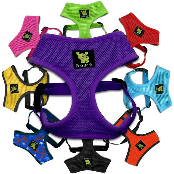 EcoBark Classic Dog Harness Max Comfort Eco-Friendly Pet Vest Puppy Harness for Small Large Dogs