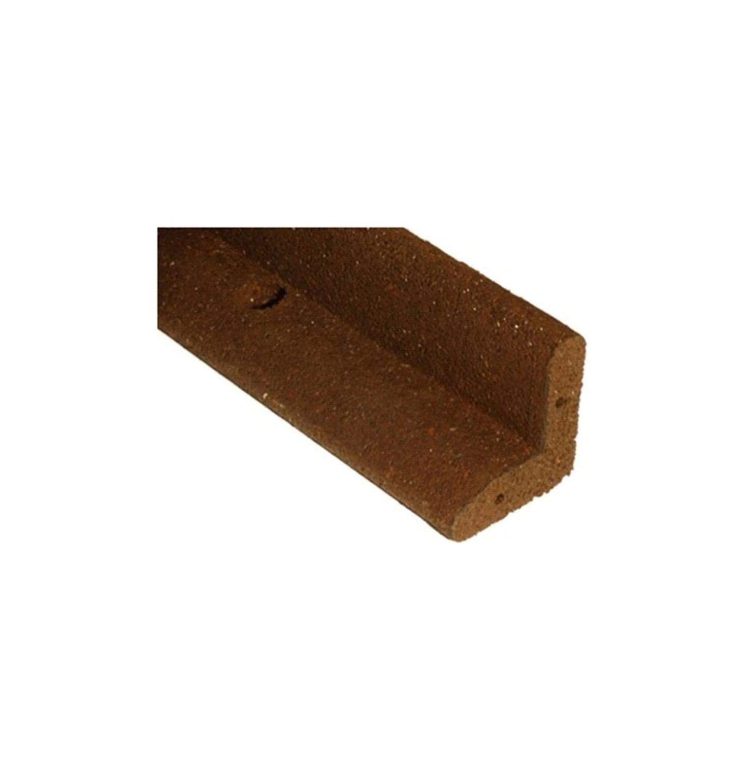 EcoBorder LBRDBRN6PK 4 ft. L Border Rubber Edging, Brown, 6 Pack