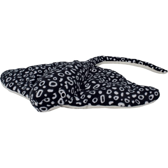 EcoBuddiez Eagle Ray Plush by Deluxebase. 18cm Soft Toy Made from Recycled Plastic Bottles