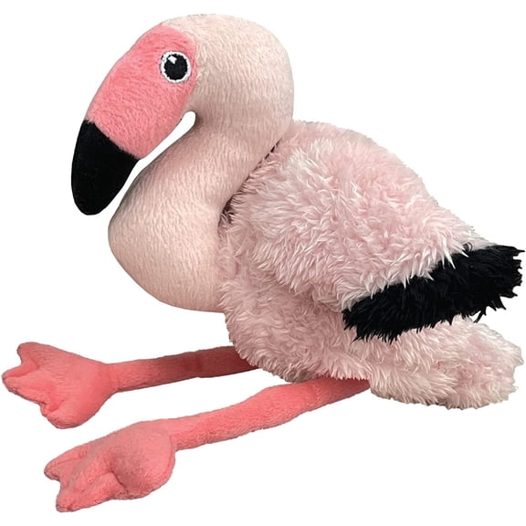 EcoBuddiez Flamingo from Deluxebase 15cm Plush Toy Made from Recycled Bottles Eco Gift for Kids