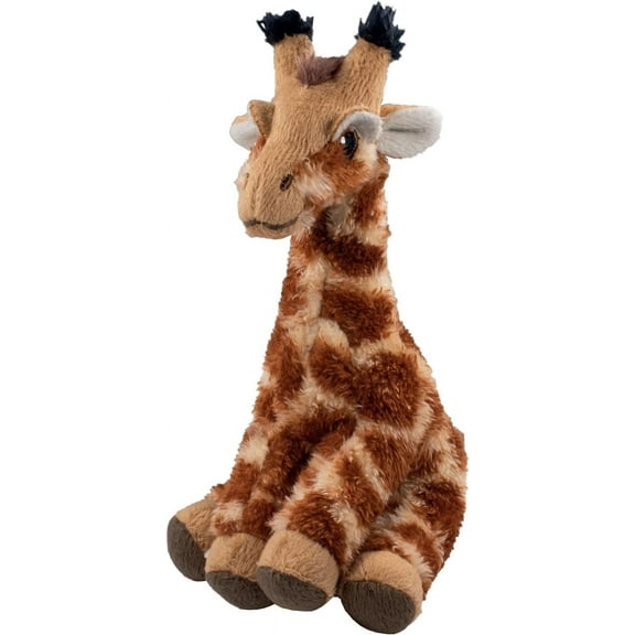 EcoBuddiez Giraffe by Deluxebase – 18cm Plush Toy Made from Recycled Bottles, Eco-Friendly Gift for Kids