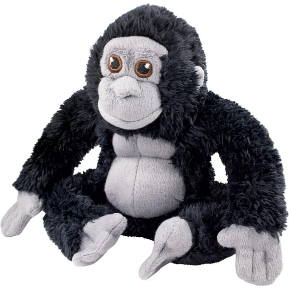 EcoBuddiez - Gorilla from Deluxebase. Small 15cm Soft Plush Animals made from Recycled Plastic Bottles. Eco-Friendly Cuddly Gift for Kids and Cute Stuffed Animal Toy for Toddlers.