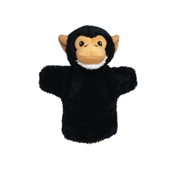 EcoBuddiez Chimp Puppet by Deluxebase – Eco Plush Hand Puppet Toy for Kids Made from Recycled Bottles