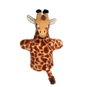 EcoBuddiez Giraffe Hand Puppet by Deluxebase   Eco-Friendly Plush Toy Made from Recycled Bottles