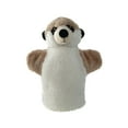 thumbnail image 1 of EcoBuddiez Hand Puppet – Meerkat by Deluxebase | Plush Puppet Made from Recycled Bottles, 1 of 2