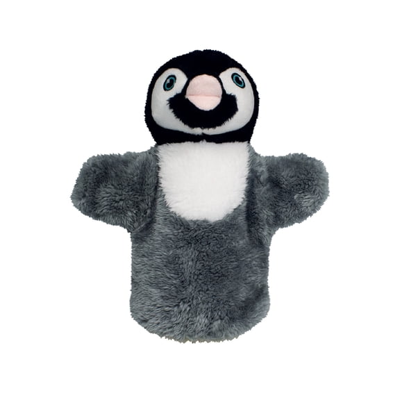 EcoBuddiez Hand Puppet – Penguin by Deluxebase | Plush Puppet Made from Recycled Bottles